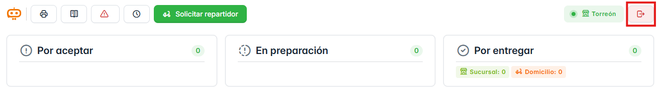 Cerrar la caja