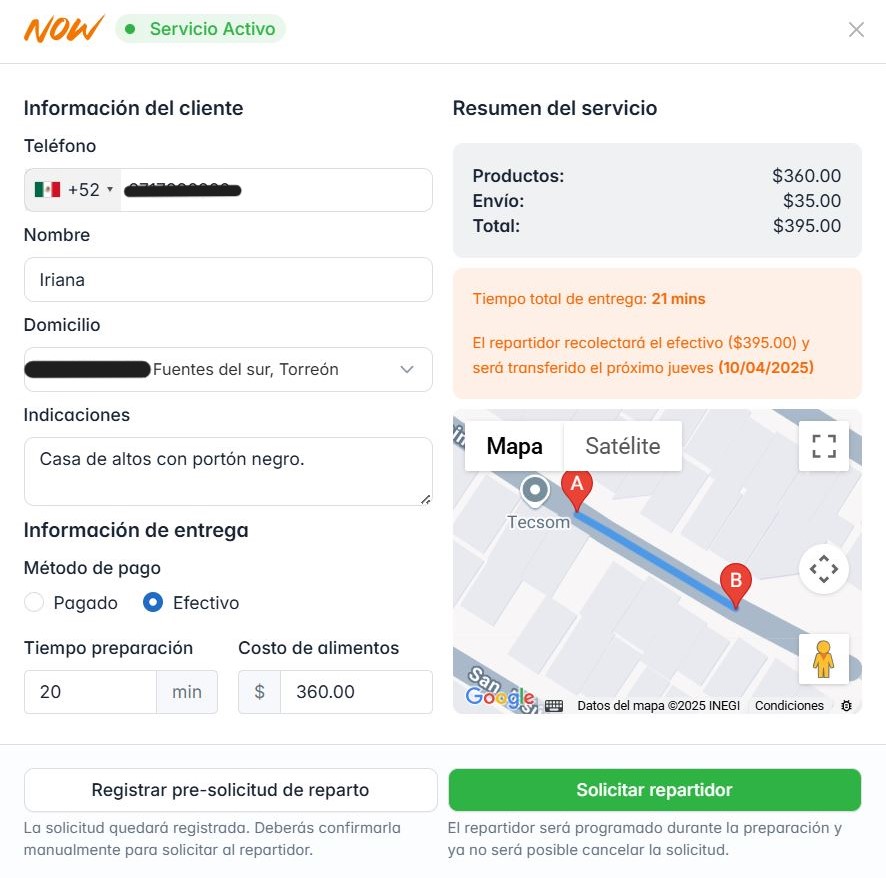 Cliente registrado