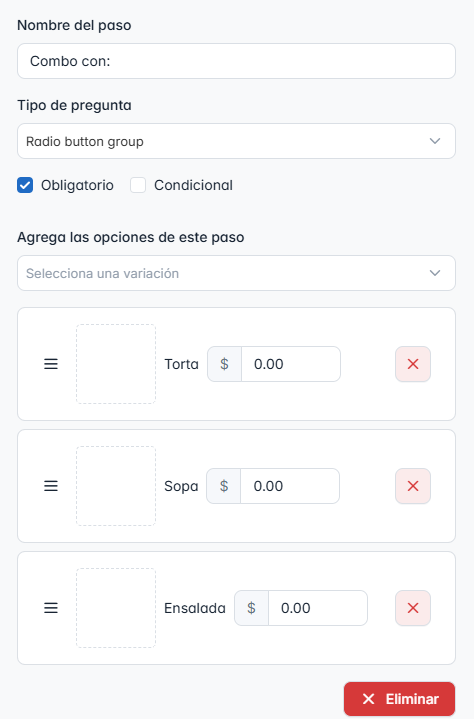 Combo con: