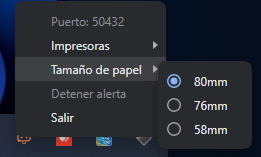 Icono en la barra de tareas"