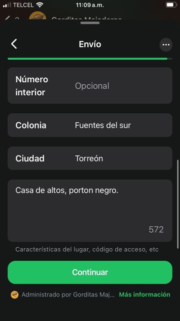 Agregar nueva dirección