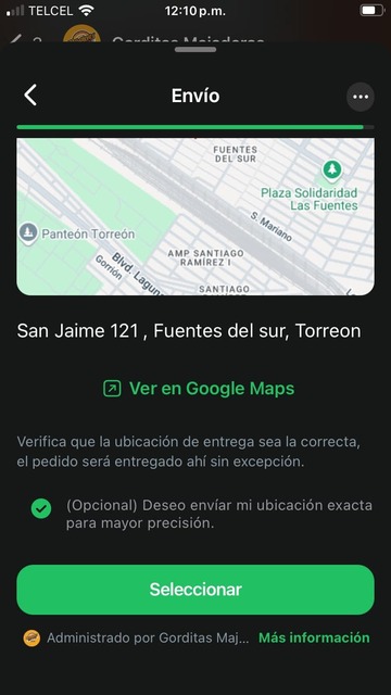 Agregar nueva dirección