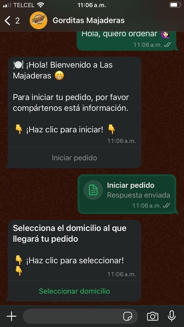 Selección de domicilio