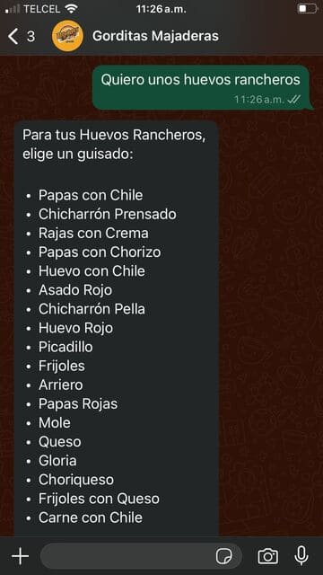 Escribe tu pedido