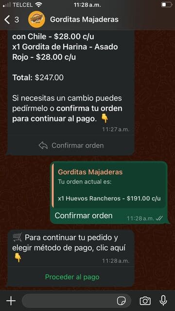 Platillos de la Categoría