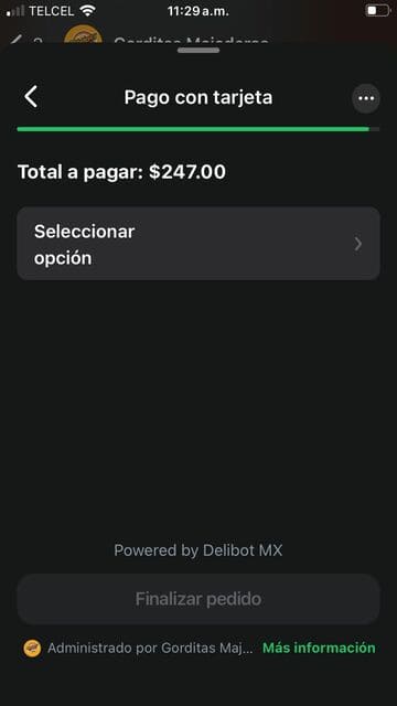 Selección de domicilio