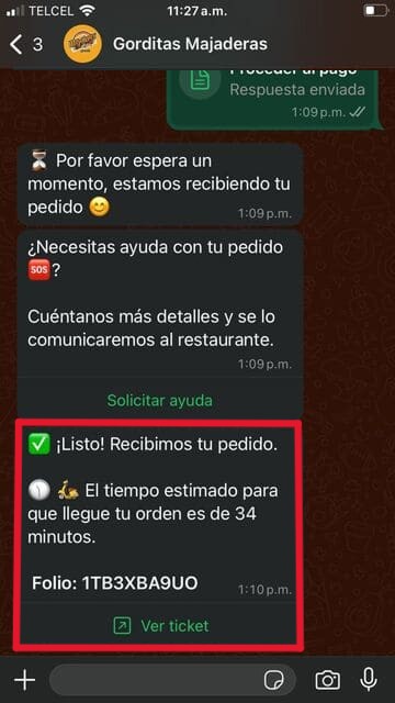 Platillos de la Categoría