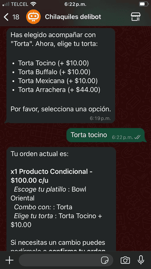 Elección de torta