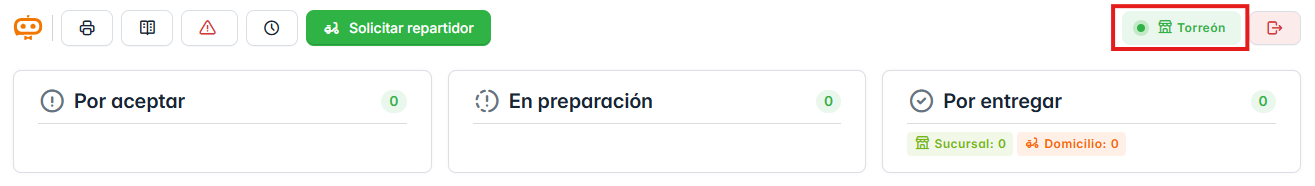 Estado de la caja