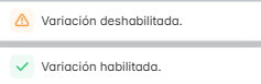 Mensajes de confiramción