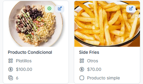 Interfaz restaurantes