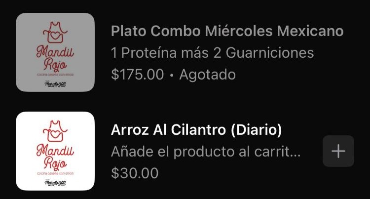 Producto agotado