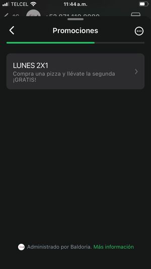 Vista general de promociones