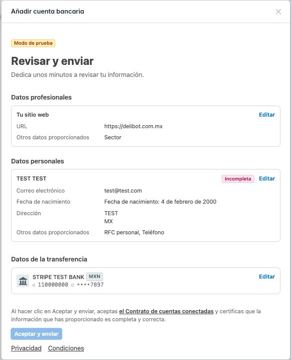 Revisar información